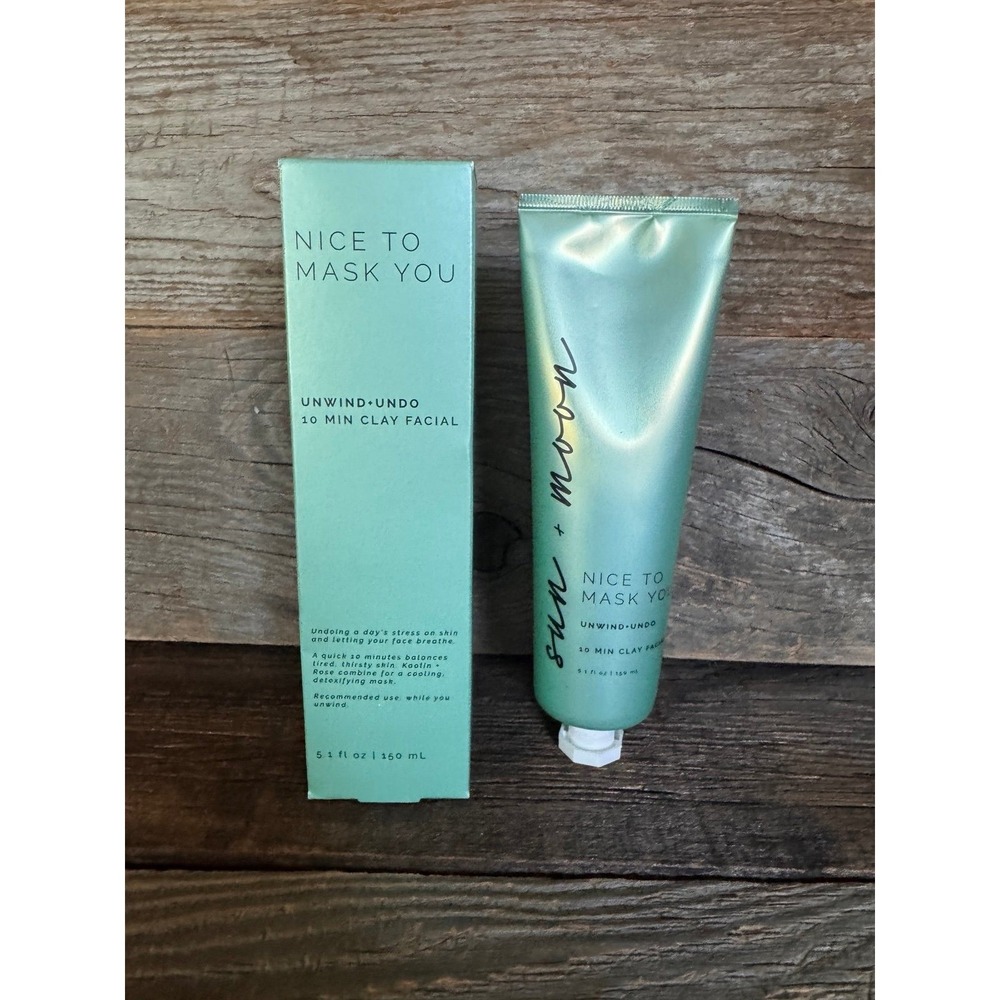 Sun + Moon Nice To Mask You | Clay Mask‎ | Viral Brand HTF Rare